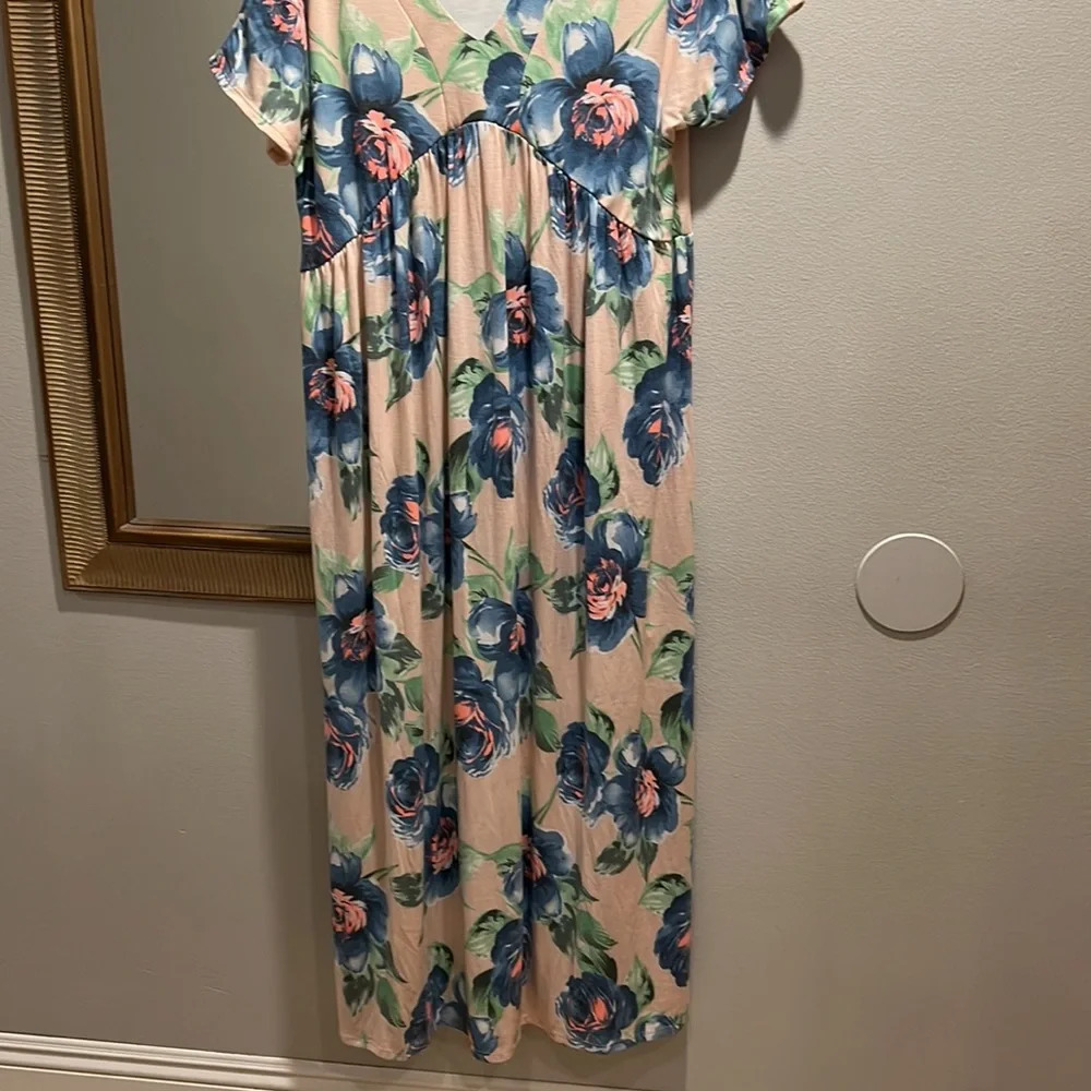 New* Pinkblush Floral‎ Maxi Maternity Dress - Picture 9 of 10